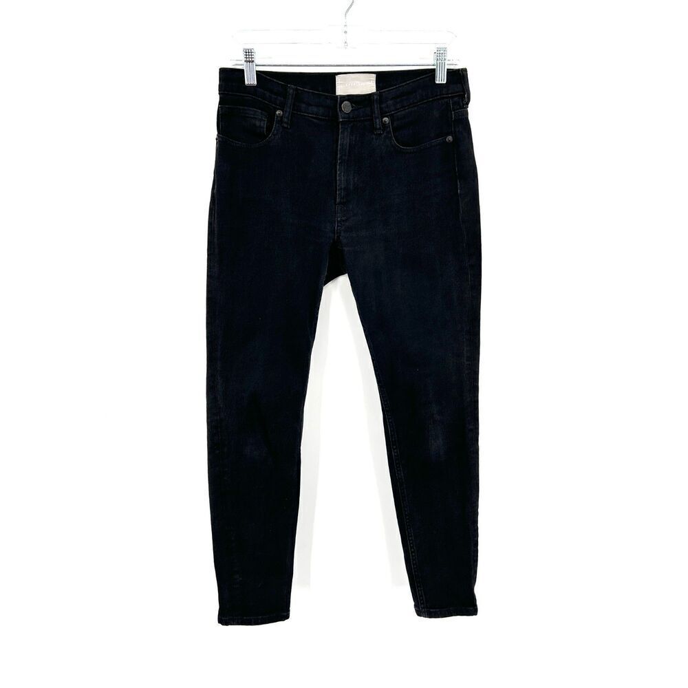 EVERLANE Women's Black High Rise Denim Casual Skinny Jeans Size 27